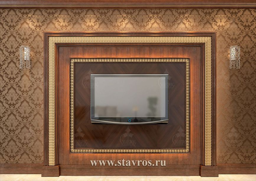 Carved frame for TV RTV-005